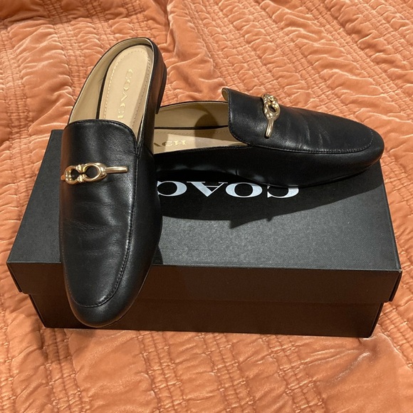 Coach sienna leather slides size 7 - Picture 2 of 5